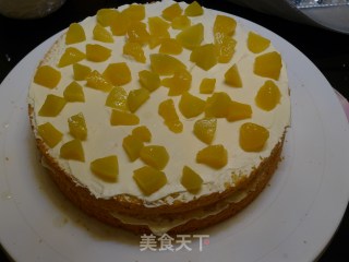 双桃奶油蛋糕的做法步骤：18