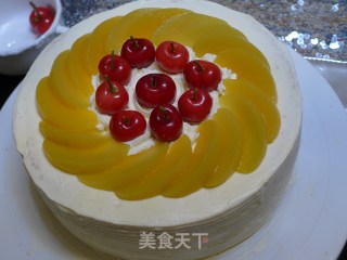 双桃奶油蛋糕的做法步骤：22