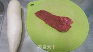 萝卜炖牛肉的做法步骤：1