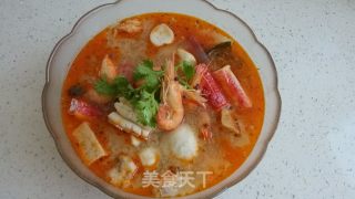 冬阴功海鲜汤 Tom Yum Kung的做法步骤：8