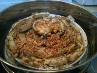 蒜蓉粉丝鲍鱼蛏子的做法步骤：13