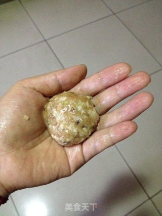 Q滑香菇肉丸的做法步骤：5