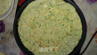 青瓜鸡蛋饼的做法步骤：7