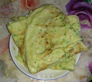 青瓜鸡蛋饼的做法步骤：8