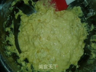 香蕉戚风蛋糕（电饭煲版）的做法步骤：7