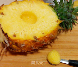 原只菠萝焗饭的做法步骤：3