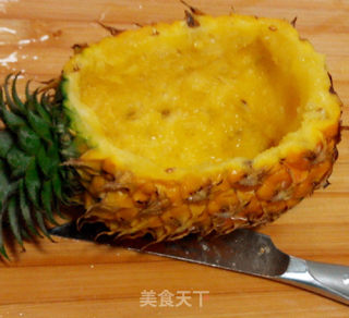 原只菠萝焗饭的做法步骤：5