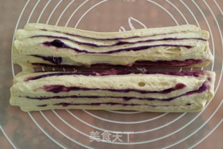 紫薯土司面包机版的做法步骤：7