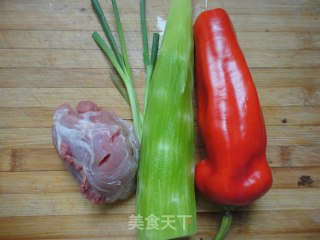 莴笋肉丝小炒的做法步骤：1