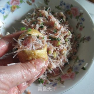 粉丝猪肉酿豆腐的做法步骤：6