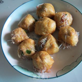 粉丝猪肉酿豆腐的做法步骤：7