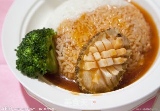 鲍鱼汁捞饭的做法步骤：4
