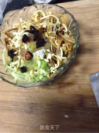 凉拌黄瓜金针菇的做法步骤：4
