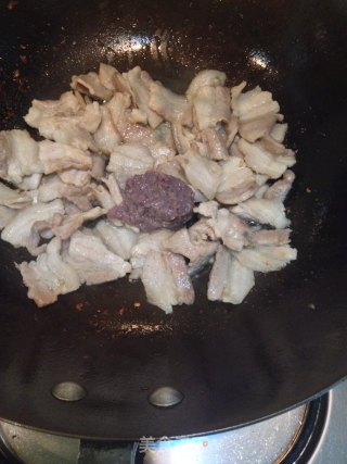 虾酱小炒肉的做法步骤：5