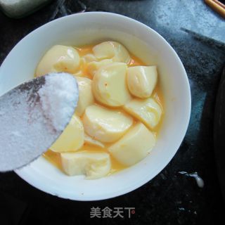 蛋黄豆腐羹的做法步骤：5
