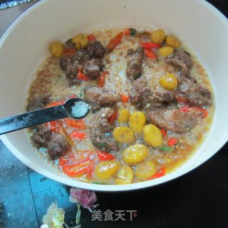 粟子烧肉的做法步骤：7