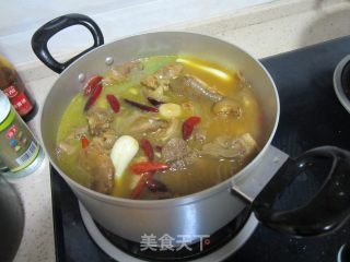 羊肉胡萝卜香锅的做法步骤：10