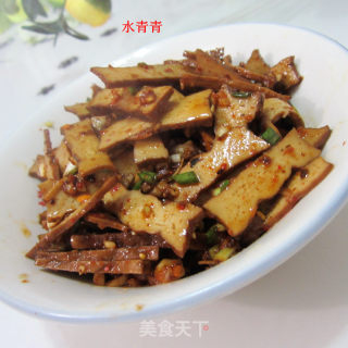凉拌卤豆腐干的做法步骤：8