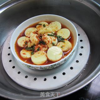 香辣鸡蛋豆腐片的做法步骤：8