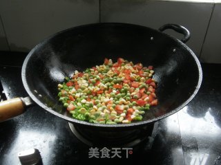 素炒三色菜的做法步骤：4