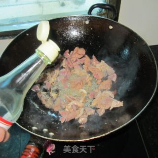 咸豆角炒鸭杂的做法步骤：4