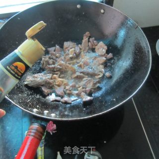 咸豆角炒鸭杂的做法步骤：6