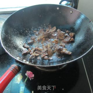 咸豆角炒鸭杂的做法步骤：7