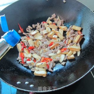 尖椒蒜片肉的做法步骤：9