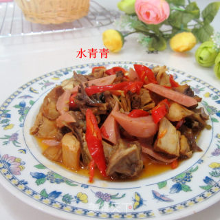 腊鸡炒火腿的做法步骤：9