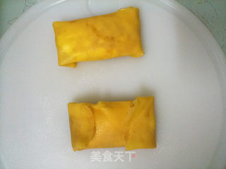 香橙芒果班戟的做法步骤：11