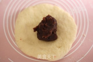 花式豆沙面包的做法步骤：2