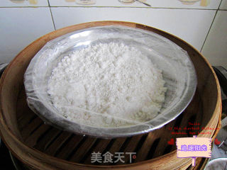桂花豆沙年糕的做法步骤：3