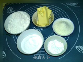 椰子奶油饼干的做法步骤：1