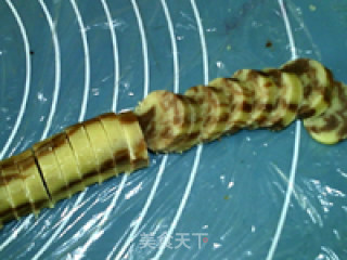 可可大理石纹饼干的做法步骤：13