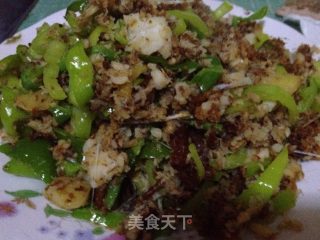 干炒鱼肉的做法步骤：1