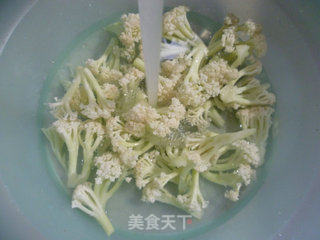 酸辣花菜的做法步骤：2