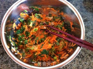 胡萝卜香菜鸡蛋饼的做法步骤：6