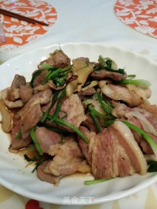 奢侈晚餐  清炒日本黒豚肉~的做法步骤：6