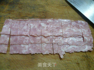 培根炒蚕豆的做法步骤：4