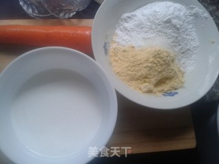 椰香窝窝头的做法步骤：1