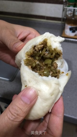 豆角鲜肉大包的做法步骤：8