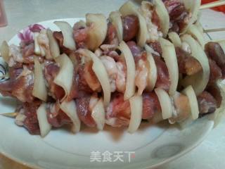 洋葱羊肉串的做法步骤：3