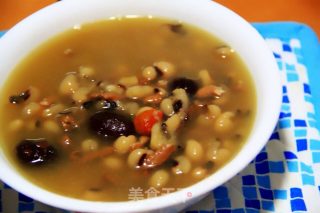 干墨鱼饭豆汤的做法步骤：13