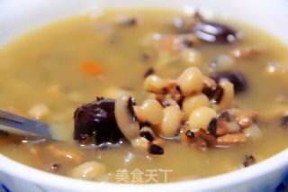 干墨鱼饭豆汤的做法步骤：14