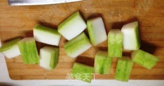 烧冬瓜（少油版）的做法步骤：1
