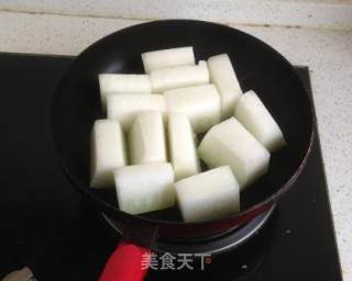 烧冬瓜（少油版）的做法步骤：3