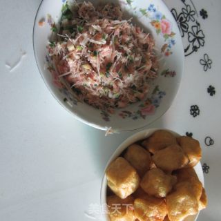 红烧粉丝酿豆腐的做法步骤：4