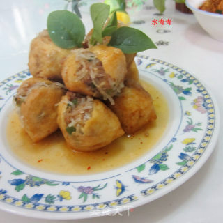 红烧粉丝酿豆腐的做法步骤：10