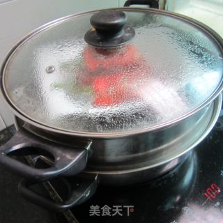蒸酿红辣椒的做法步骤：7