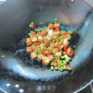 黄豆豆腐丁的做法步骤：8